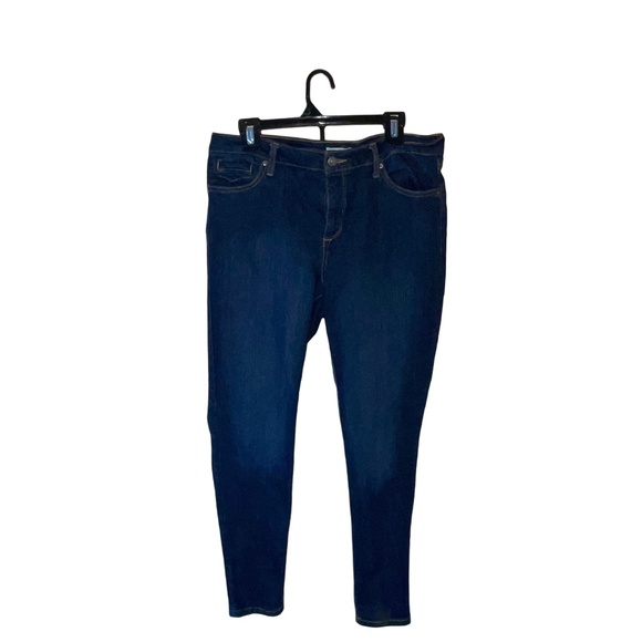 no boundaries juniors plus size 17 stretch denim blue jeans - Picture 1 of 8